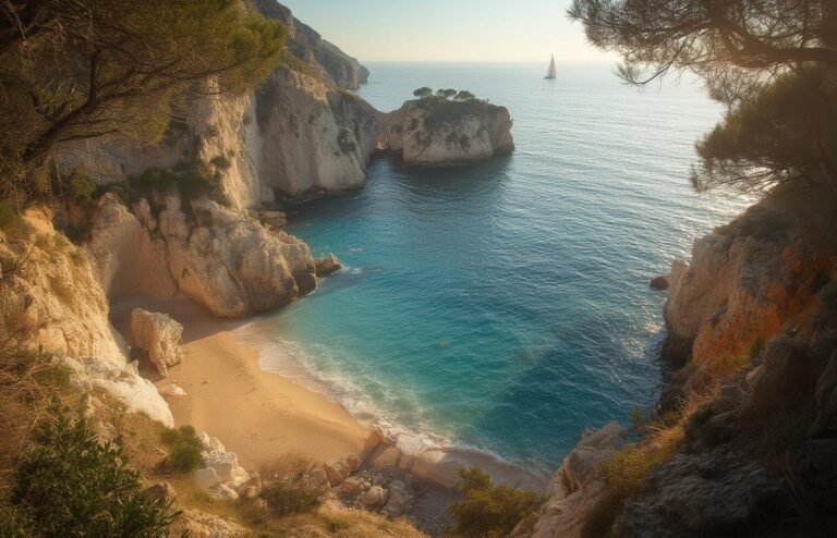 hidden beaches French Riviera